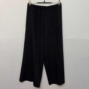Planet by Lauren G Women Wide Leg Pants Trouser Size 1 Black C033 -8